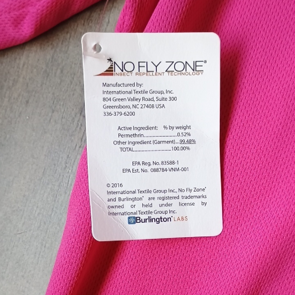 Cabela's Pink Fusion Knit Hooded Pullover Insect Defense No Fly Zone - Picture 4 of 10
